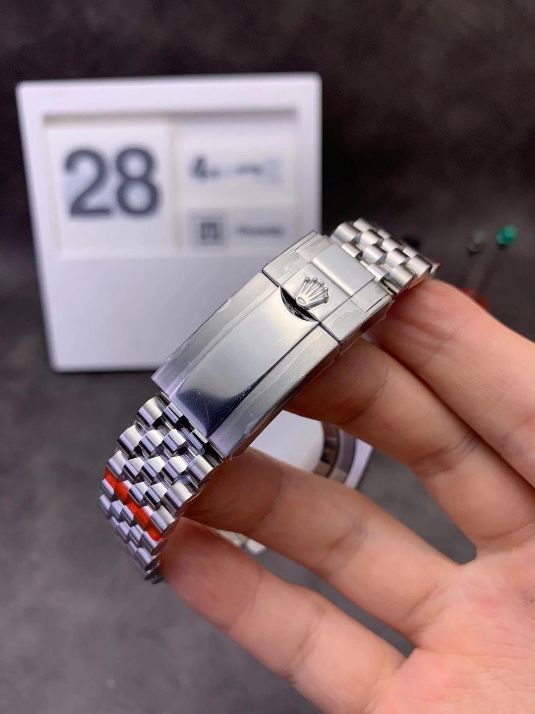 C factory Rolex GMT-Master M126720VTNR-0001 Sprite bezel left-handed watch, top-grade replica.