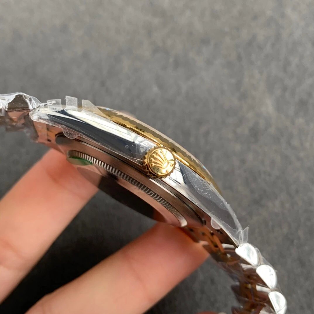 VS factory Rolex Datejust series m126333-0014 two-tone black dial men's mechanical watch, high-end top-quality replica wristwatch.