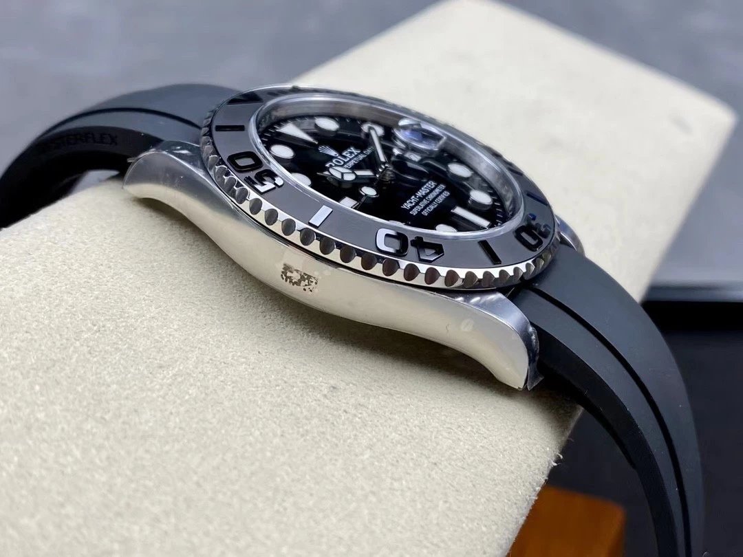 Clean Factory Rolex Yacht-Master M226659-0002 Platinum Yacht-Master with 3235 Movement and Rubber Strap Men's Mechanical Watch