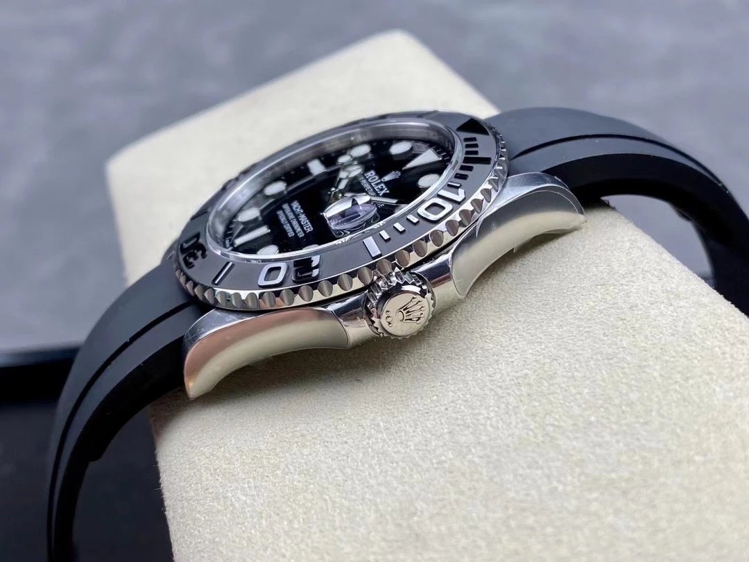 Clean Factory Rolex Yacht-Master M226659-0002 Platinum Yacht-Master with 3235 Movement and Rubber Strap Men's Mechanical Watch