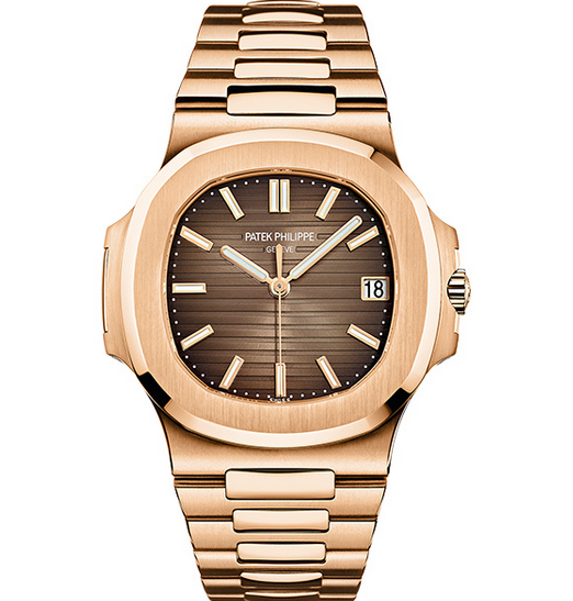 3K廠百達翡麗鸚鵡螺5711玫瑰金鋼帶男士機械運動手錶 奢華男錶