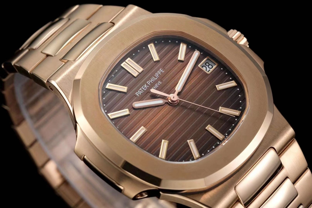 3K Factory Patek Philippe Nautilus 5711 Rose Gold Steel Bracelet Men's Mechanical Sports Watch, Luxury Men's Watch