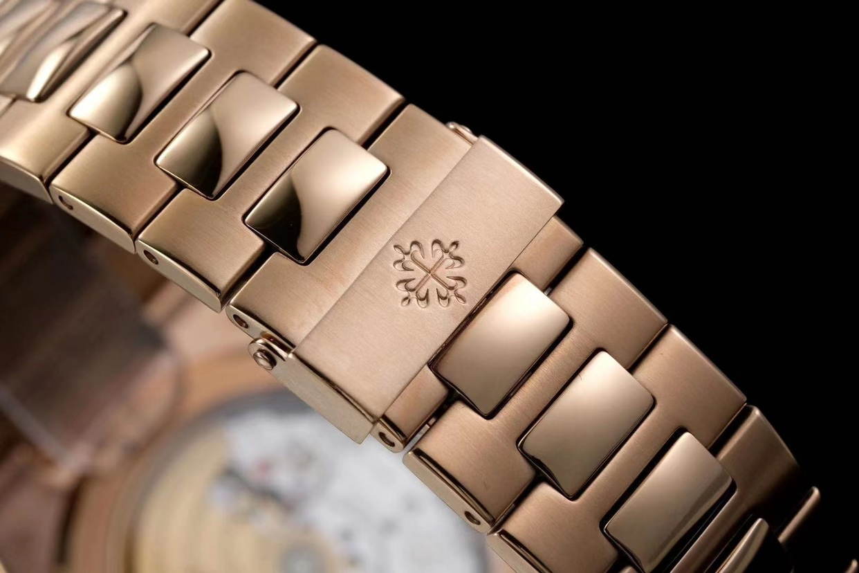 3K Factory Patek Philippe Nautilus 5711 Rose Gold Steel Bracelet Men's Mechanical Sports Watch, Luxury Men's Watch