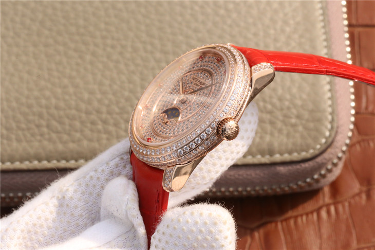 Patek Philippe Complications Series 4968/400R-001 Diamond-set Ladies' Mechanical Watch