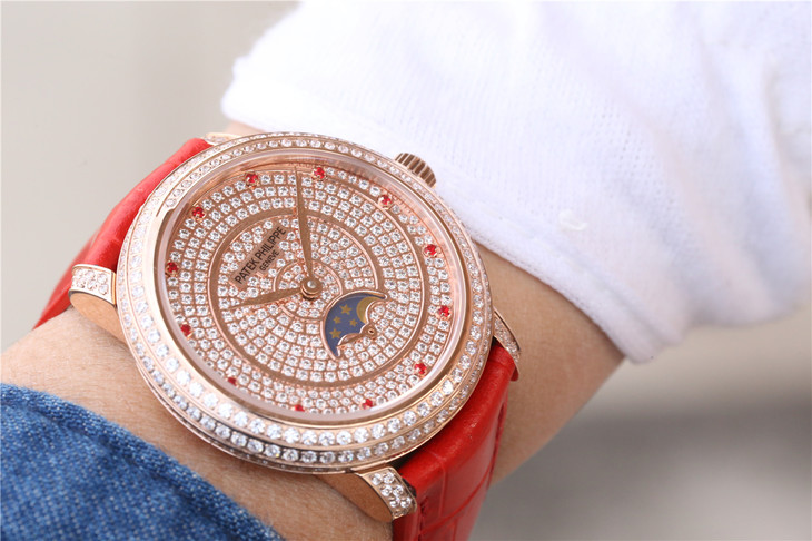 Patek Philippe Complications Series 4968/400R-001 Diamond-set Ladies' Mechanical Watch