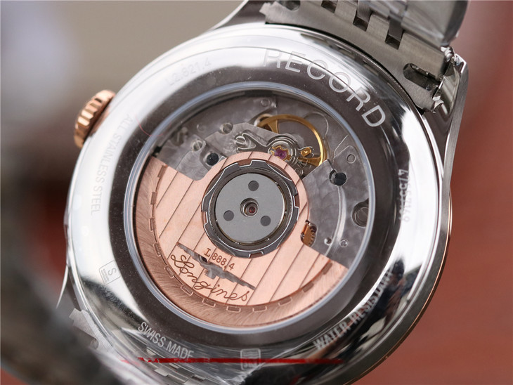 Longines Abercrombie & Fitch (AF) Pioneer Series L2.820.5.11.7 Men's Mechanical Watch, Top-Tier Replica, Two-Tone Rose Gold