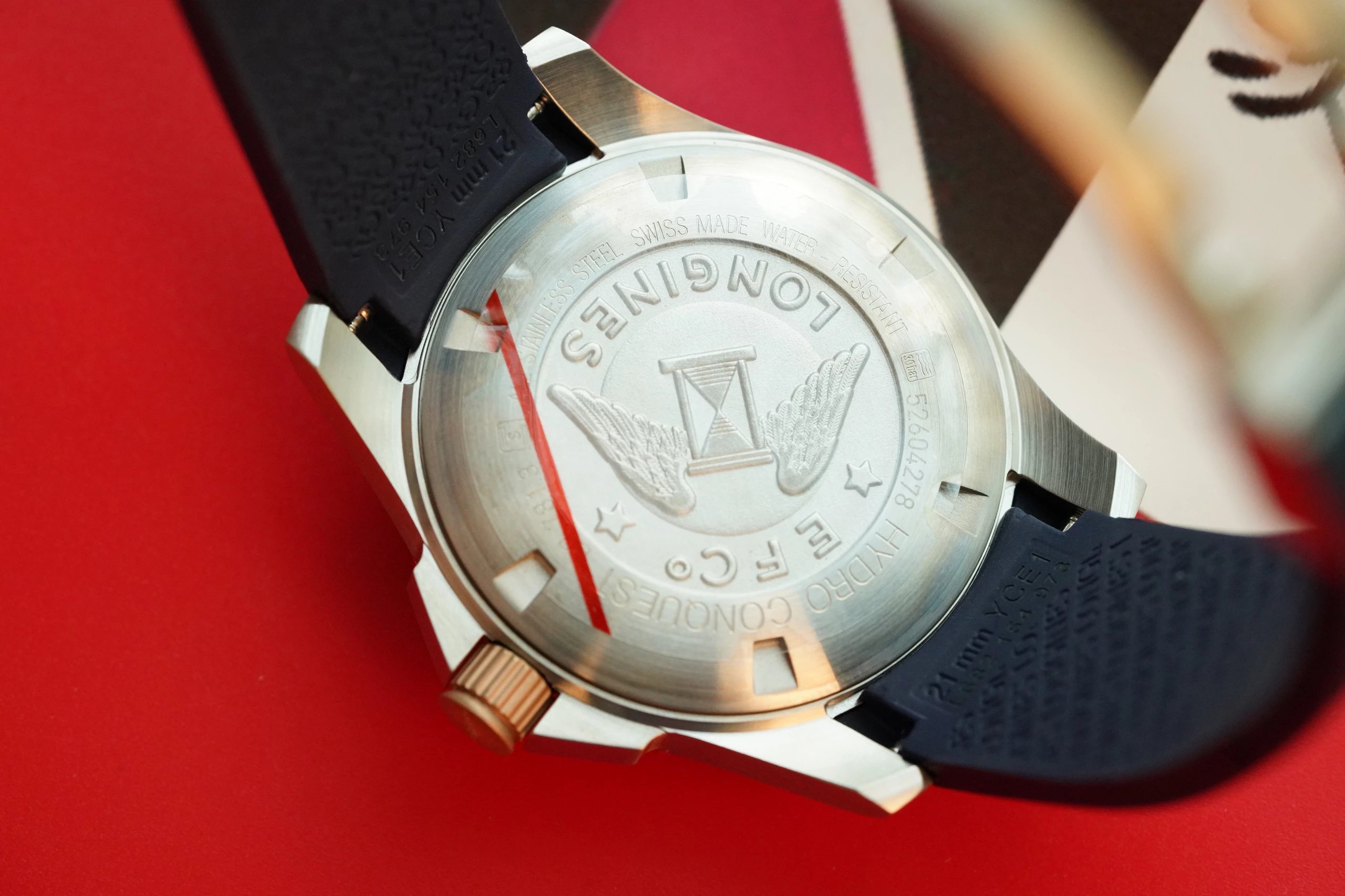 ZF Longines Conquest Series L3.782.3.98.9 Men's Mechanical Watch with Rubber Strap - A Master of Water Resistance