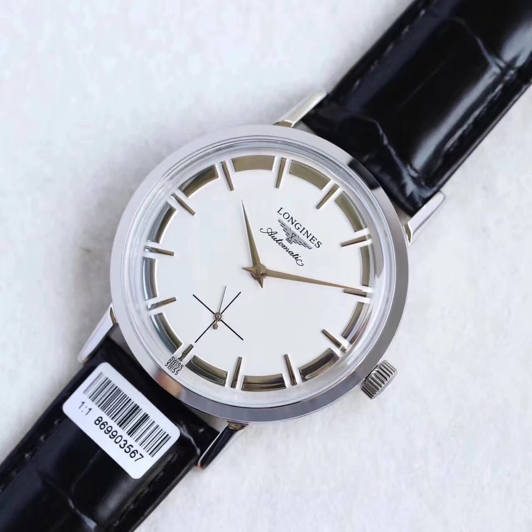 Longines Vintage Collection Men's Mechanical Watch, Second Hand at 6 O'Clock