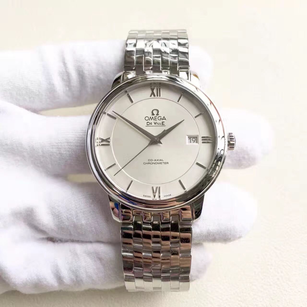 mk factory Omega De Ville 424.10.37.20.02.001 mechanical men's watch fully upgraded mks version