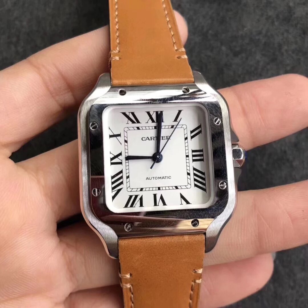 V6 Cartier Santos Santos series WSSA0009 couple mechanical watch