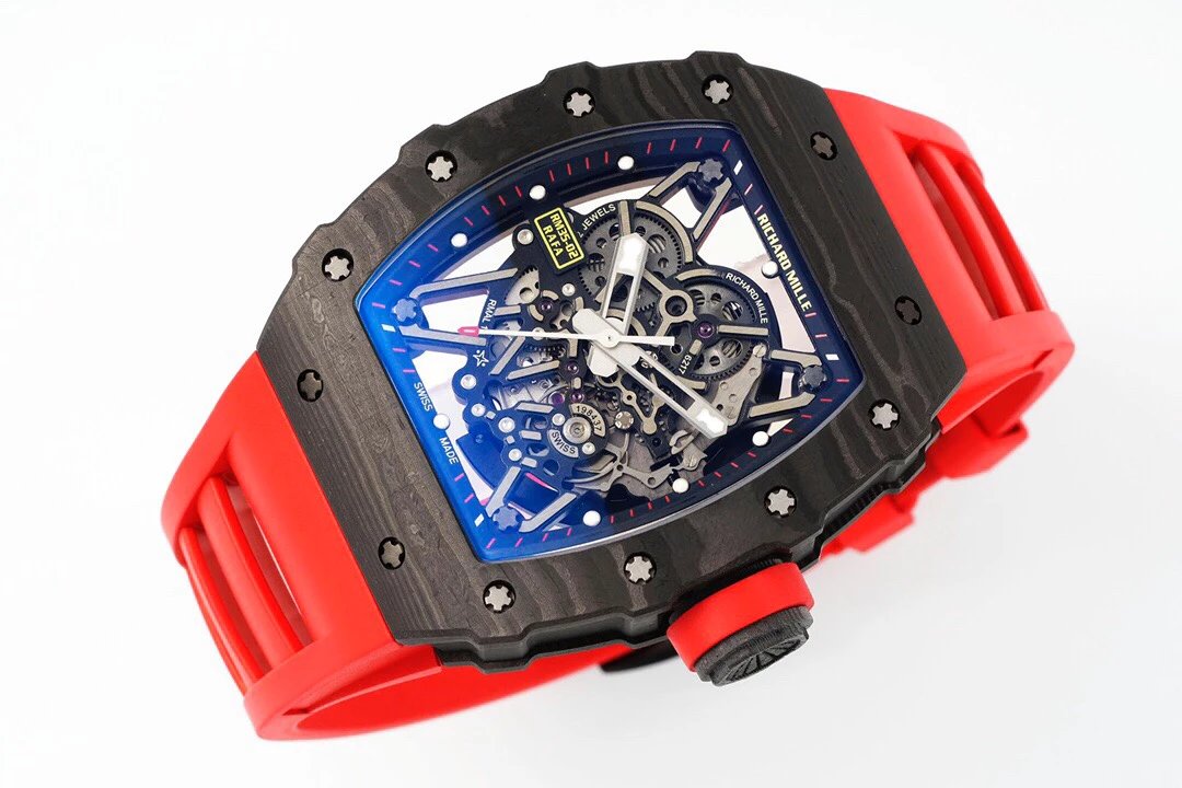 ZF factory Richard Mille RM35-02 hollow back automatic mechanical winding movement men's mechanical watch barrel type