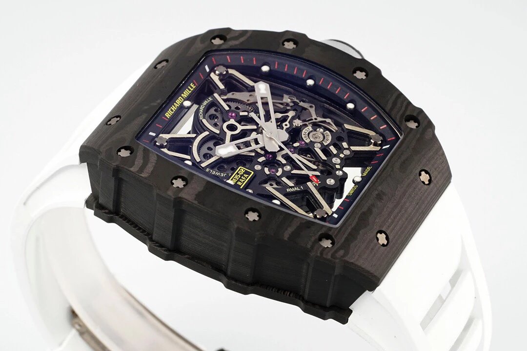 ZF factory Richard Mille RM35-02 hollow back automatic mechanical winding barrel-shaped appearance men's mechanical watch V3 version