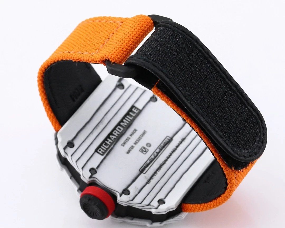 BBR Factory Richard Mille Men's Series RM 35-01 Skeleton Disk Orange Strap Equipped with RMUL3 Skeleton Integrated Movement Men's Watch