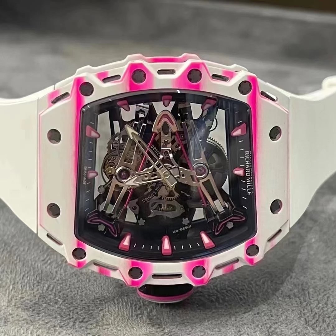 Richard Mille Men's Series RM38-02 Skeleton Disc Equipped with Tourbillon Movement 43.70 x 50.04mm Men's Watch