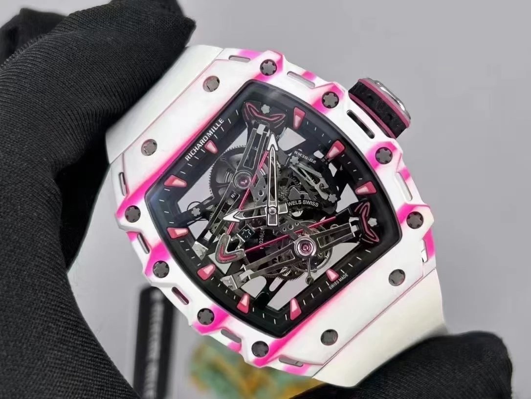 Richard Mille Men's Series RM38-02 Skeleton Disc Equipped with Tourbillon Movement 43.70 x 50.04mm Men's Watch