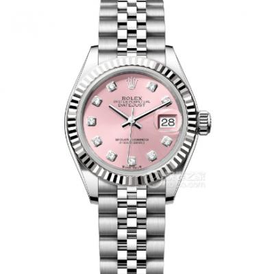 GS廠勞力士女裝日誌型系列m279174-0003粉色盤搭載2671機芯28mm女錶