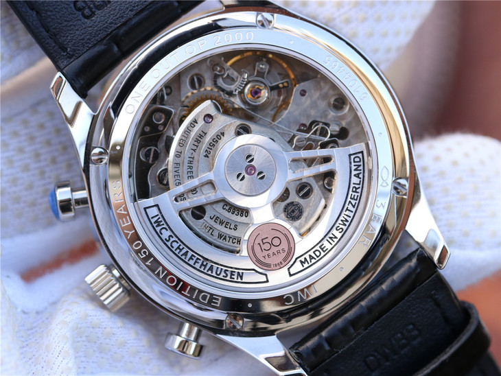 YL factory brand new IWC Portuguese Chronograph IW371417 men's mechanical watch, 150th anniversary version.