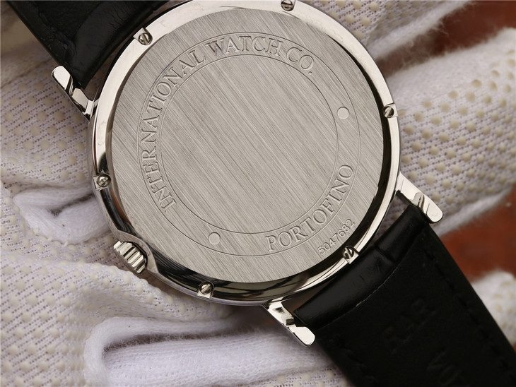 TW IWC Portofino IW356305 Men's Mechanical Watch, Black Dial, Top-Tier Version